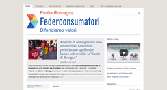 Desktop Screenshot of federconsumatorier.it